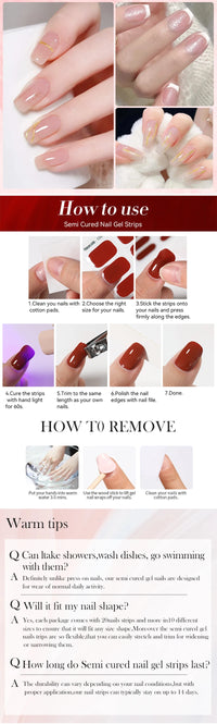 Adhesive Gel Nails
